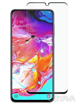 Защитное стекло Full screen PowerPlant для Samsung Galaxy A70, Galaxy A70s изгот. . фото 1
