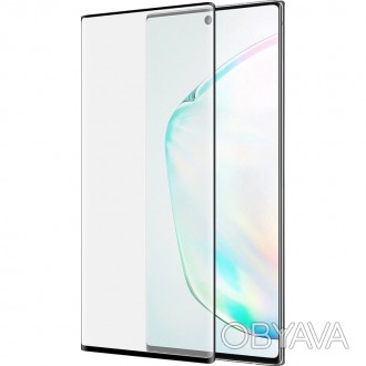 Защитное стекло 3D PowerPlant для Samsung Galaxy Note 10 изготовлено из японских. . фото 1