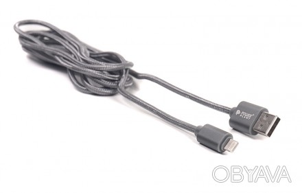 Kабель PowerPlant Quick Charge USB 2.0 AM – Lightning 2м используется для подклю. . фото 1