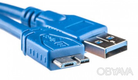 Kабель PowerPlant USB 3.0 AM - Micro,1.5м используется для подключения портативн. . фото 1