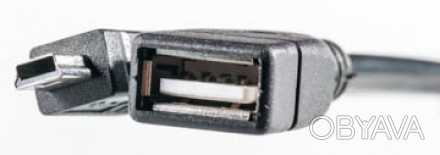 Кабель PowerPlant USB-OTG 2.0 AF - Mini, 0.1м дает возможность соединить через U. . фото 1