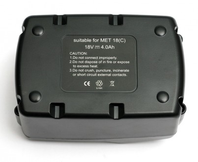 Аккумуляторы PowerPlant для шуруповертов и электроинструментов METABO GD-MET-18(. . фото 3