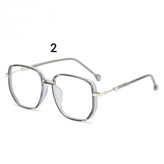 Роскошные квадратные очки с защитой от синего света для мужчин и женщин, металли. . фото 4