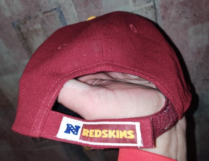 Бейсболка New Era NFL Washington Redskins, размер регулируется сзади липучкой, в. . фото 6