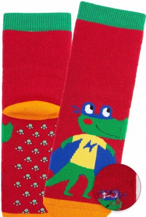 
Дитячі шкарпеточки з гальмами махра Bross арт 009896 Набір 3 шт
Шкарпетки махро. . фото 4