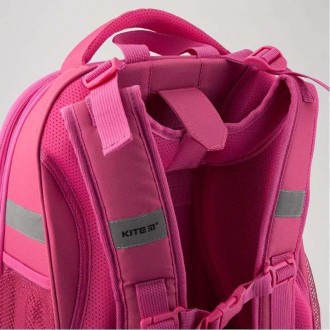 Школьный каркасный рюкзак Kite Catsline K19-731M-1 для девочек 6-10 лет выполнен. . фото 9