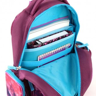 Школьный рюкзак Kite K17-511S изготовлен специально для маленьких принцесс из пр. . фото 7