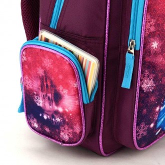 Школьный рюкзак Kite K17-511S изготовлен специально для маленьких принцесс из пр. . фото 9