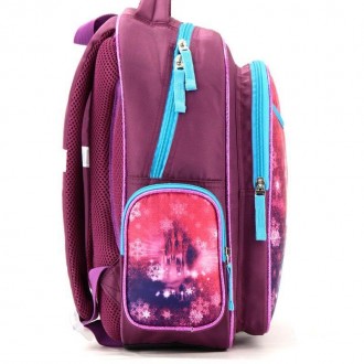 Школьный рюкзак Kite K17-511S изготовлен специально для маленьких принцесс из пр. . фото 10