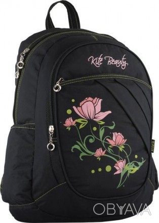 Школьный рюкзак Kite K14-868 изготовлен специально для девочек среднего школьног. . фото 1