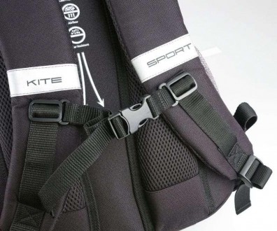 Школьный рюкзак Kite K16-815L изготовлен специально для стильных подростков из п. . фото 7