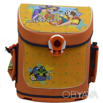 Школьный каркасный рюкзак для девочек младшего школьного возраста изготовлен из . . фото 1