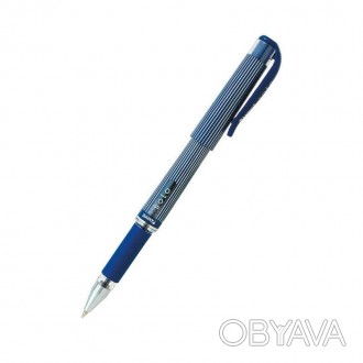 Ручка шариковая Axent Solo имеет классические цвета и форму корпуса и стильный л. . фото 1