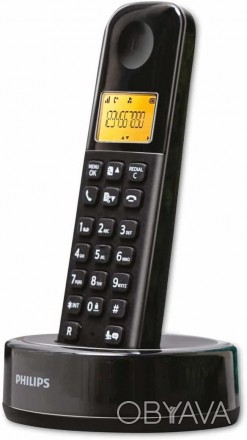 
	Автоматичне регулювання гучності – з бездротовим телефоном Philips D1651B/01 в. . фото 1