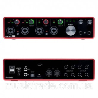 Focusrite Scarlett 18i8 3rd Gen
Состояние товара: Легкое Б/У
Описание состояния:. . фото 3