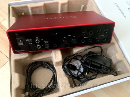 Focusrite Scarlett 18i8 3rd Gen
Состояние товара: Легкое Б/У
Описание состояния:. . фото 7