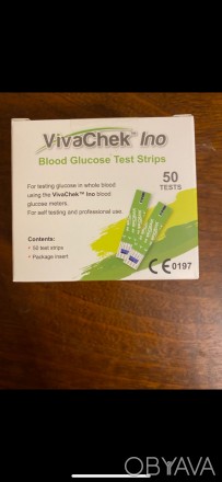 Продам Тест полоски VivaChek Ino по 50 шт в упаковці. Строк придатності до 09.20. . фото 1