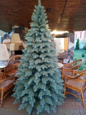 Элитная голубая 1.8м литая елка искусственная ель литая 
Мы предлагаем искусстве. . фото 8