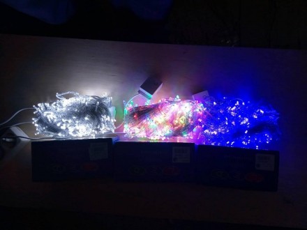 Новогодняя светодиодная гирлянда 300LED 18м белый
Светодиодная елочная гирлянда . . фото 5