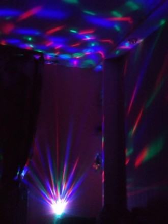 Новогодняя светодиодная лампа ДИСКО
Светодиодная лампа LED Full Color Rotating L. . фото 5