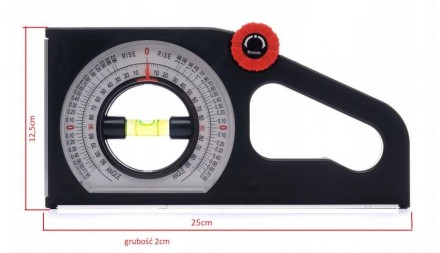 Угломер для измерения углов и наклона TAGRED TA4146 – профессиональный угломер с. . фото 6