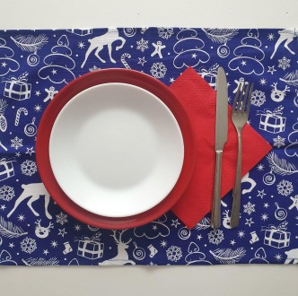 Прикрасьте свій новорічний стіл яскравими і красивими сервіровочними серветками.. . фото 6