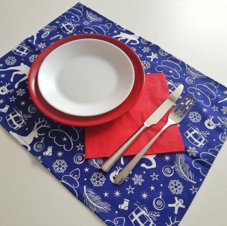 Прикрасьте свій новорічний стіл яскравими і красивими сервіровочними серветками.. . фото 2