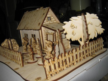 Очень интересный деревянный конструктор 3D - "собери сам" для детей от 6 лет. Со. . фото 3