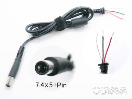 Описание кабеля DC для DELL (45W - 120W) 3-провода с портом 7.4*5.0+PinДанный DC. . фото 1