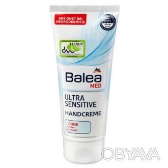 
Крем для рук Balea Hand Cream Sensitive з алое вера, об'ємом 100 мл, призначени. . фото 1