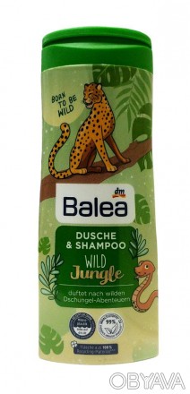 
Дитячий душ і шампунь Дикі джунглі Balea, 300 мл - це продукт, який перетворює . . фото 1