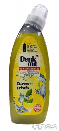 
Гель для чищення туалету лимонна свіжість Denkmit, 750 ml - це високоефективний. . фото 1
