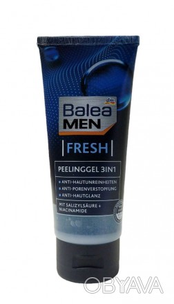 
Свіжий пілінг-гель Balea MEN, 100 мл - це інноваційний продукт для чоловіків, я. . фото 1