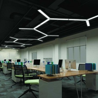 Линейный подвесной светильник для освещения административно офисных помещений, т. . фото 4