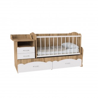 Дитяче ліжко-трансформер Binky DS 043 буде комфортним місцем для відпочинку вашо. . фото 3