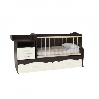 Дитяче ліжко-трансформер Binky DS 043 буде комфортним місцем для відпочинку вашо. . фото 2
