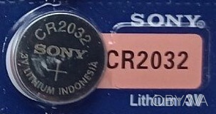 Батарейка литиевая Sony CR2032 3В.Особенности:Экологичная технология производств. . фото 1