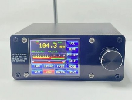 Радиоприемник стерео вседиапазонный Si4732 (ATS-100) RDS DSP FM AM LW (MW SW) SS. . фото 2