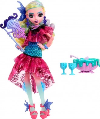 
Лялька Lagoona Blue прибуває на бал монстрів у шикарному стилі. Вона влаштовує . . фото 3