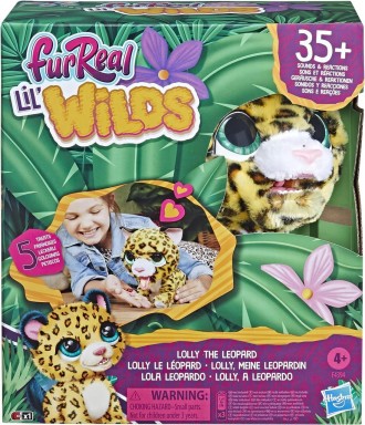 інтерактивна іграшка furReal Lil’ Wilds Lolly the Leopard – це екзотична тварина. . фото 7