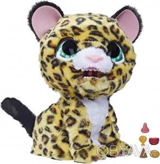інтерактивна іграшка furReal Lil’ Wilds Lolly the Leopard – це екзотична тварина. . фото 1