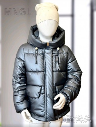 Зимняя детская куртка, пуховик для девочек Ксения Размеры 30-40 от украинского п. . фото 1