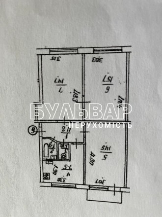 Продам шикарную 3 к.кв., по адресу Жасминовый бульвар 14, общей площадью 60м2, 2. Новые Дома. фото 11