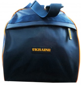 
Большая дорожно-спортивная сумка 80L Kharbel с символикой Украины C220L navy, с. . фото 8