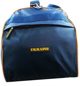 
Большая дорожно-спортивная сумка 80L Kharbel с символикой Украины C220L navy, с. . фото 9