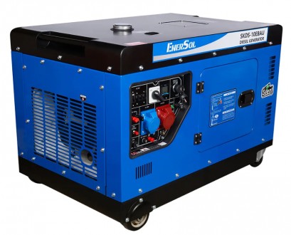 
EnerSol SKDS-10EBAU - однофазный дизельный генератор рабочей мощностью 9 кВт (п. . фото 3