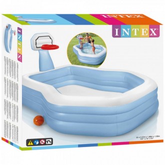 
Детский надувной бассейн Intex — отличный большой семейный бассейн, который пре. . фото 3