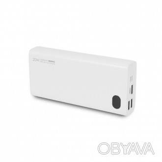 
Повербанк Power Bank 20 Вт + 22.5 Вт емкостью 20000 мА/ч с быстрой зарядкой и ц. . фото 1