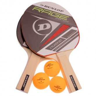 
Набор для настольного тенниса MT-679211 2 ракетки 3 мяча от бренда Dunlop! Наст. . фото 3