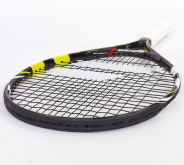 
Ракетка для большого тенниса юниорская BABOLAT, черно-желтого цветаВозрастная к. . фото 5